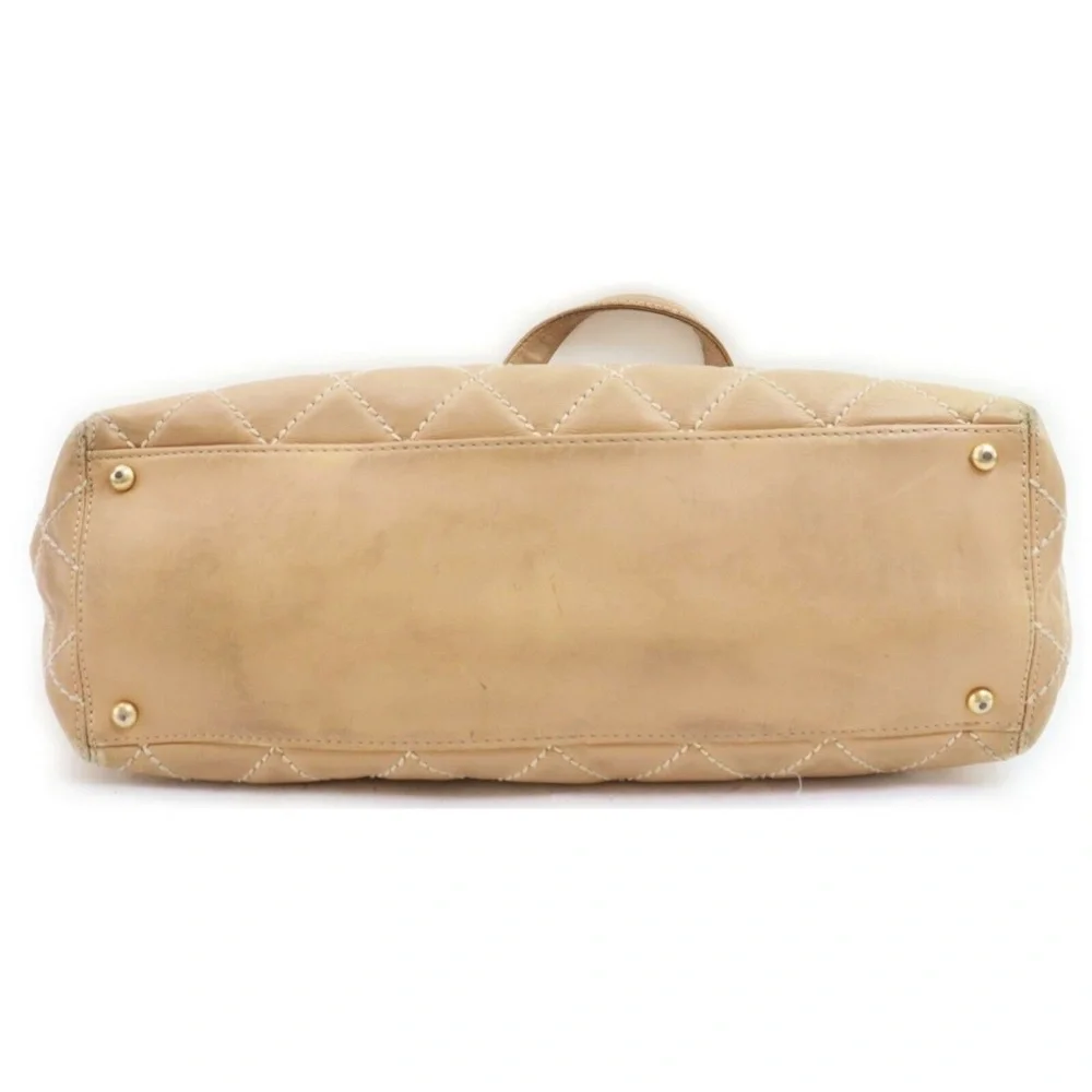 Chanel Wild Stitch Leather Tote